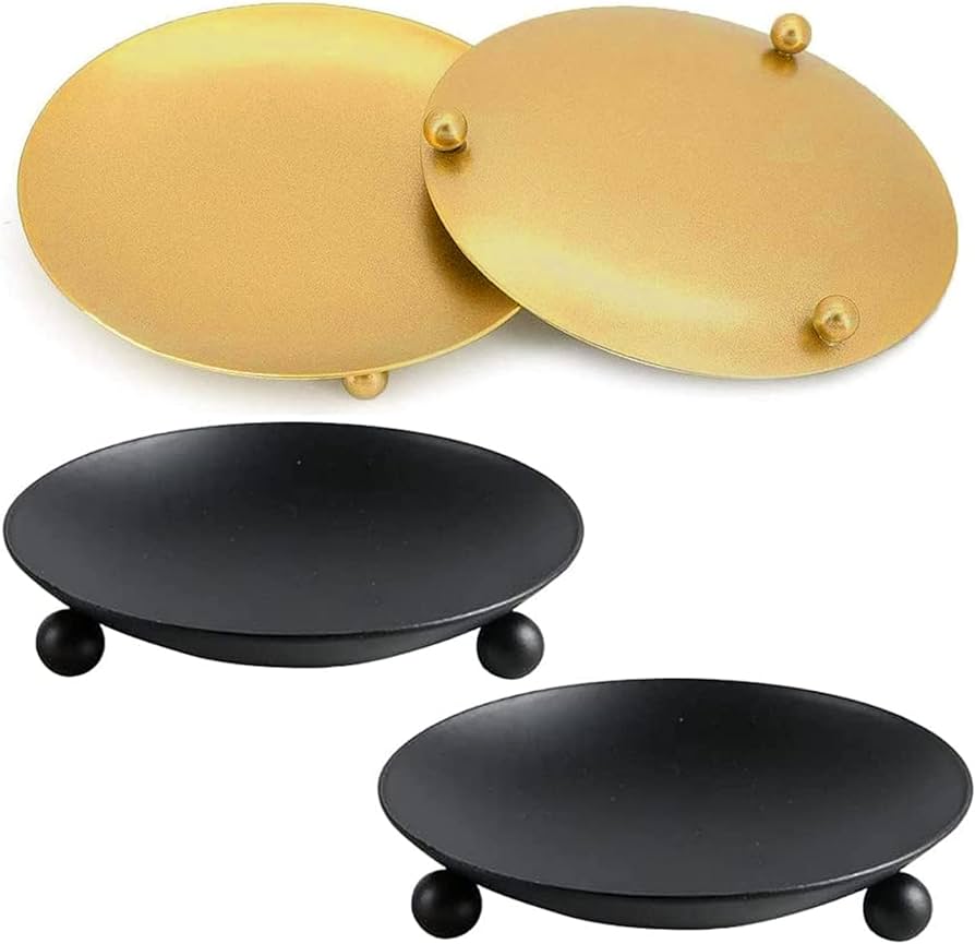 Metal Candle Plate