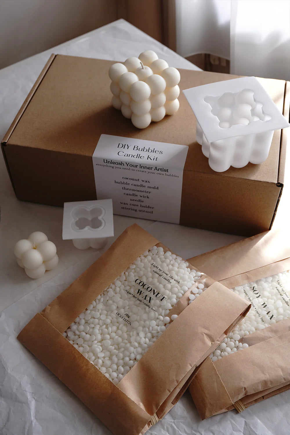DIY Bubble Candle Kit